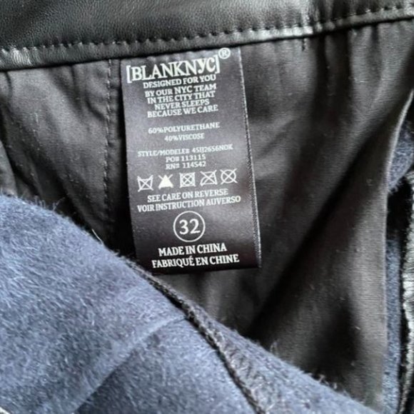BlankNYC BNWT Belted vegan leather paperbag pants - Picture 6 of 6